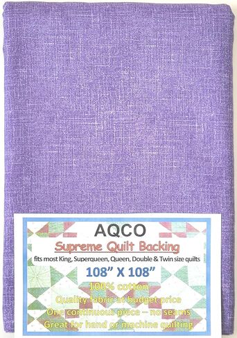 غطاء لحاف كينج سلس من AQCO خلاط ليلك 108"x108" in Saudi Arabia