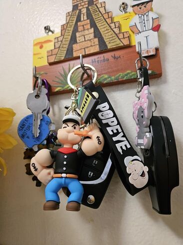 Popeye Keychain, Kids Keychain, Keychain for gift, Bag Pendant, car decoration, Various in Saudi Arabia