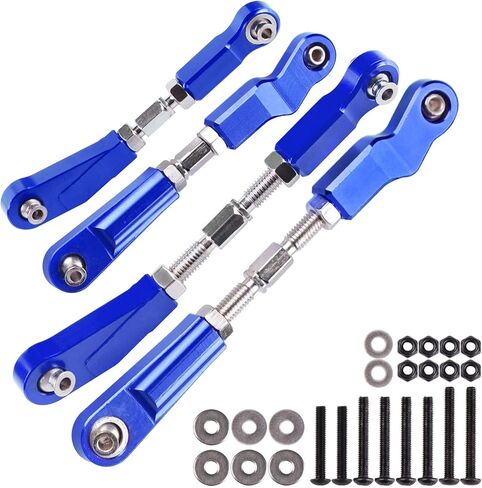 شدادات ألومنيوم قابلة للتعديل مع نهايات قضيب لشاحنة سيارة عربات التي تجرها الدواب 6S 1/7 جناية بلا حدود 1/8 تايفون 6S BLX RC (أزرق) in Kuwait