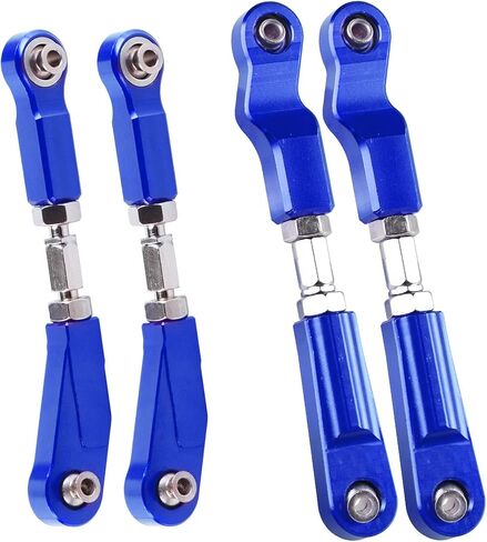 شدادات ألومنيوم قابلة للتعديل مع نهايات قضيب لشاحنة سيارة عربات التي تجرها الدواب 6S 1/7 جناية بلا حدود 1/8 تايفون 6S BLX RC (أزرق) in Kuwait