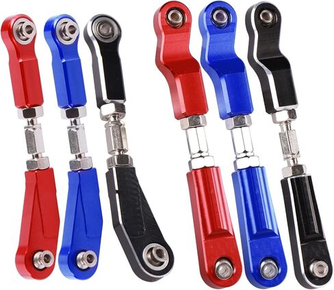 شدادات ألومنيوم قابلة للتعديل مع نهايات قضيب لشاحنة سيارة عربات التي تجرها الدواب 6S 1/7 جناية بلا حدود 1/8 تايفون 6S BLX RC (أزرق) in Kuwait