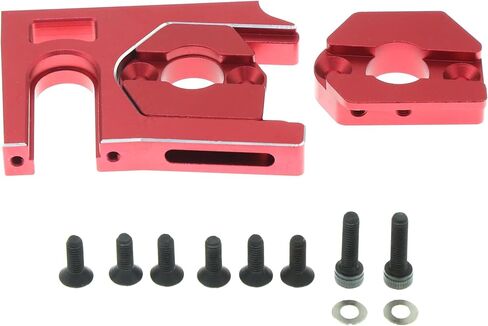 حامل المحرك ولوحات المحرك سبائك الشب التي تنطبق على محرك سلسلة 40 42 49 56 58 لـ 1/5 Arrma Kraton 8S Outcast 8S BLX ARA320591 ARA320603 ARA320482 أجزاء الترقية (أحمر) in Kuwait