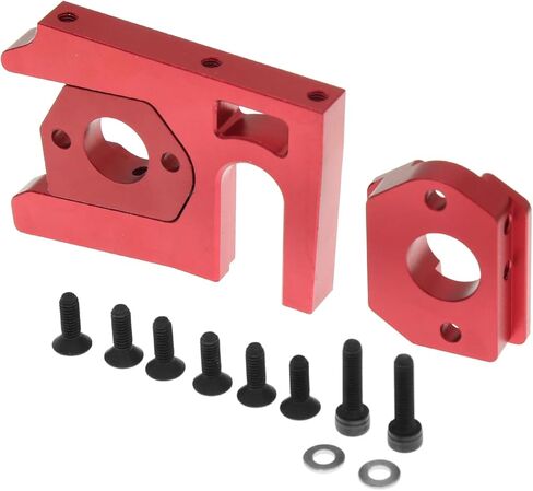 حامل المحرك ولوحات المحرك سبائك الشب التي تنطبق على محرك سلسلة 40 42 49 56 58 لـ 1/5 Arrma Kraton 8S Outcast 8S BLX ARA320591 ARA320603 ARA320482 أجزاء الترقية (أحمر) in Kuwait