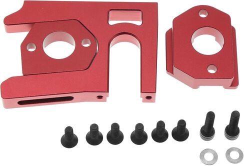 حامل المحرك ولوحات المحرك سبائك الشب التي تنطبق على محرك سلسلة 40 42 49 56 58 لـ 1/5 Arrma Kraton 8S Outcast 8S BLX ARA320591 ARA320603 ARA320482 أجزاء الترقية (أحمر) in Kuwait