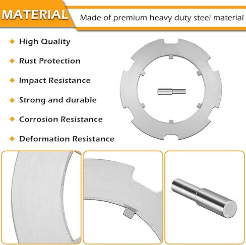 لوحة المحرك شديدة التحمل (تفاضلية أمامية) ودبوس تروس حلقي مقوى مناسب لـ Polaris RZR 1000 XP & XP 4/TURBO XP/1000 S/900-S/900(trail/base)/570، قطعتان... in Kuwait