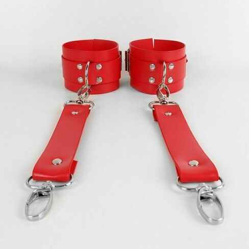Waist Belt Leg Garters with hancuffs Leather Body Belt Suspenders Lingerie Gothic Belts Sets with Handcuffs in Saudi Arabia