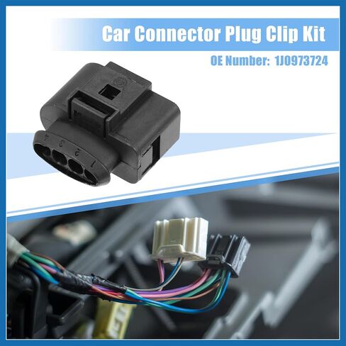 6 مجموعة 4 دبوس رقم 1J0973724 ملف الإشعال Coilpack موصل قابس مهايئ مجموعة أدوات استبدال لشركة فولكس فاجن لأودي لمقعد سكودا استبدال العنصر in Saudi Arabia