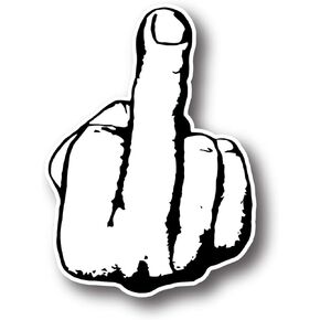 Middle Finger Sticker