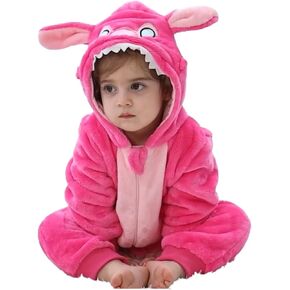 Unisex Baby Costume,Baby Flannel Animal Halloween Onesie Pajamas Home Clothing