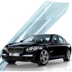 Window Tint Film for Cars, 80% VLT Nano Ceramic Window Tint Car Heat & UV Block Resistant Windshield Tint Blackout Window Tint Film for Car Shade,24in x 10ft(Customized Size)