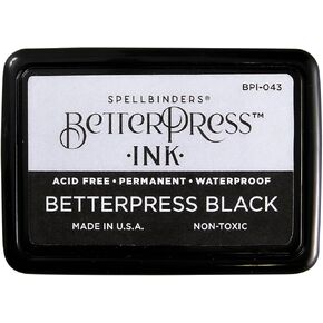 Spellbinders BetterPress Black Standard Ink Pad