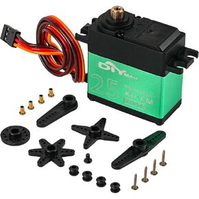 TD-8825MG Digital Servo 25kg High Torque 360 Degree Continuous Rotation Angle-uncontrollable 500-2500usec Metal Gear RC Servo for Robot Gimbal Car Aircraft