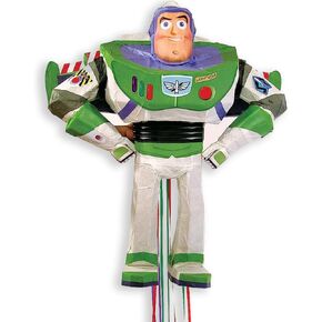 Disney Buzz Lightyear 3D Pull String Pinata - 19" x 17", 1 Pc