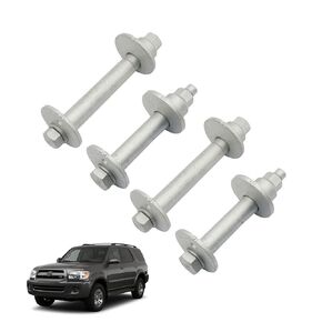 4Pcs Alignment Camber Adjust Bolts Kit Compatible with Toyota Sequoia Tundra 1999-2007 Replace 48409-34030 48409-34020 for Both Left & Right Side