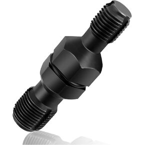 Junecarp Car Spark Plug Thread Chaser,M10x1.0/M12x1.25 Double-Ended Thread Repair Tool for Proper Spark Plug Installation,Universal Car Accessories Carbon Steel Spark Plug Thread Repair Kit
