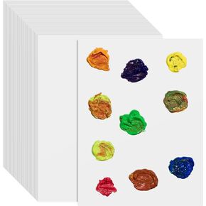 200 Pcs Disposable Palette Paper Stay Wet Palette Paper Refill Pack Pallet Paper for Acrylic Painting Miniatures Oil Watercolors Gouache