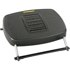 Safco 2120BL RestEase Adjustable Footrest (Qty. 1), Black