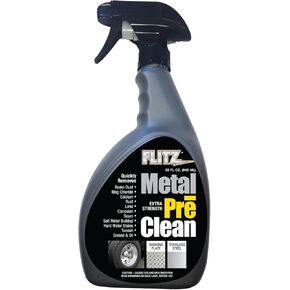 Flitz Industrial Strength Metal Pre Clean to Remove Corrosion, Rust, Calcium, Lime and More, Works in 60 Seconds, 32 Ounce