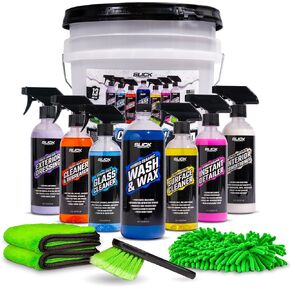Slick Products Car Wash & Detail Kit (13 Piece)