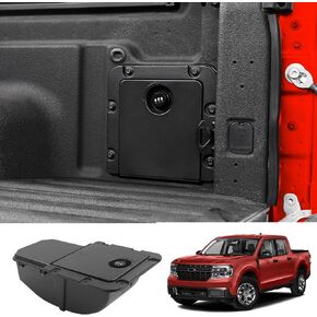 Mabett Bed Storage Bin Cover with Code Lock Compatible with Ford Maverick Accessories 2022-2024, Code Lock Design Bin Cover for Maverick