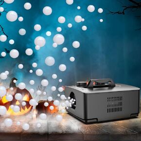 Fog Bubble Machine, 2-in-1 Smoke Bubble Maker, 400W No-Spill Smoke Bubble Blower, Make Colorful Bubbles | White Fog Bubbles for Indoor Outdoor Birthday Halloween Party