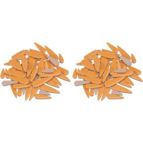 MECCANIXITY Petal Mosaic Tiles for Crafts 200g Tear Drop Porcelain Mosaic Tiles for Mosaic Art Projects and Outdoor Decorations Yellow