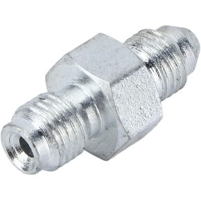 Inverted Adapter Fitting Automotive 3AN Male To 3/8-24 Inverted Adapter Fitting, Solid Metal 3/16in Brake Line Fitting Adapter Car Modification Adapter Fitting Connecto