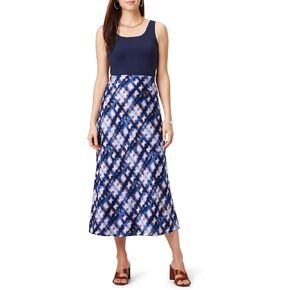 NIC+ZOE Women's Shibori Glow Slip Skirt