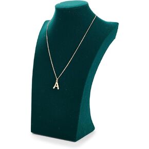 Oirlv velvet Necklace Chain Jewelry Bust Display Holder Stand Necklaces Display Necklace Mannequin(Small