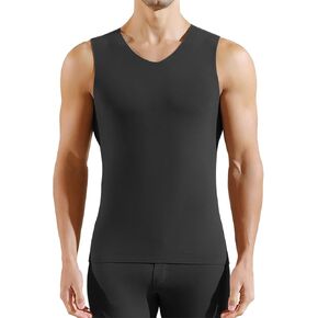 Men's Thermal Tank Top Underwear Slim Body Fleece Vest Tops Winter Warm Undershirt