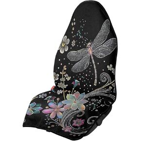 Blue Sea Turtle Car Seat Cover Protector Front Seats Only,Waterproof Towel Seat Cover for Trucks SUV Van,Car Seat Towel Cover After Gym Yoga,Turtle Car Accessories for Women Men