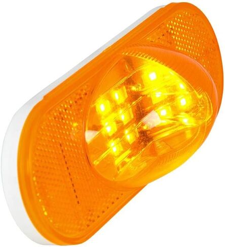 GG Grand General 79997 علامة جانبية بيضاوية كهرمانية/كهرمانية وإضاءة LED محكمة الغلق 9 in Saudi Arabia