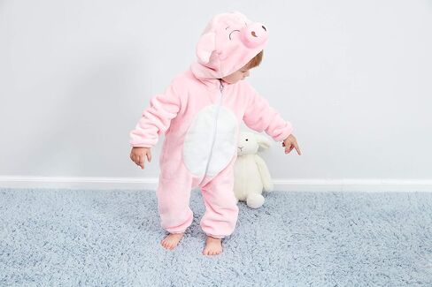 Unisex Baby Costume,Baby Flannel Animal Halloween Onesie Pajamas Home Clothing in Saudi Arabia