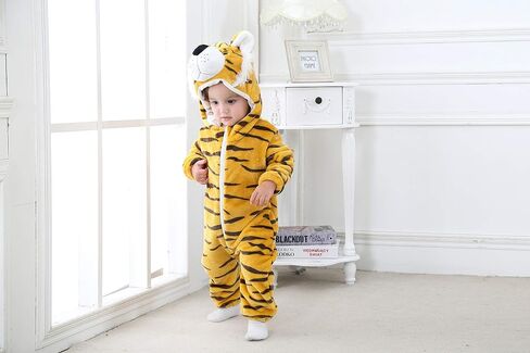 Unisex Baby Costume,Baby Flannel Animal Halloween Onesie Pajamas Home Clothing in Saudi Arabia