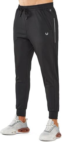 NORTHYARD Men's Joggers Pants with Zipper Pockets Tapered Athletic Workout Running Sweatpants for Men in Kuwait