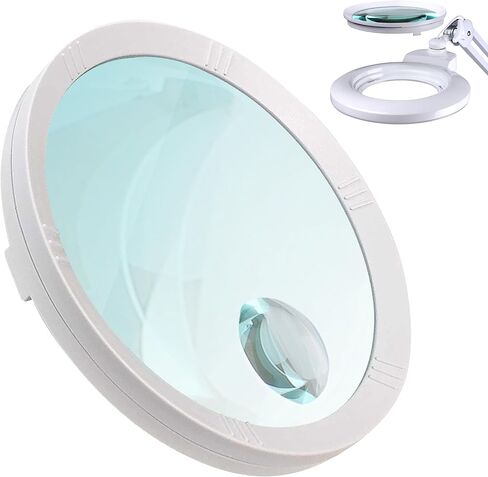 5D/20D Diopter Acrylic Lens - White in Saudi Arabia