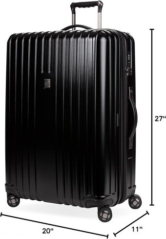 SwissGear 7910 Hardside Expandable Luggage with Spinner Wheels and TSA Lock, Sand, 2-Piece Set (20/27) in Kuwait