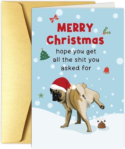Funny Boss Christmas Card from Team Group, Merry Christmas Card for Boss, Boss Holiday Card, Remember This Card Next Time We Do Something Stupid in Kuwait