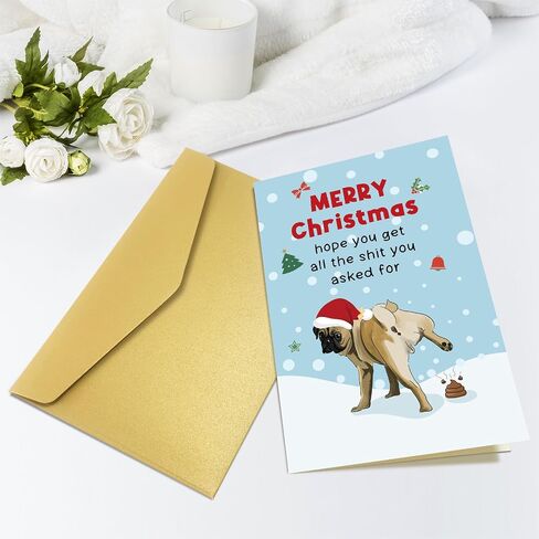 Funny Boss Christmas Card from Team Group, Merry Christmas Card for Boss, Boss Holiday Card, Remember This Card Next Time We Do Something Stupid in Kuwait