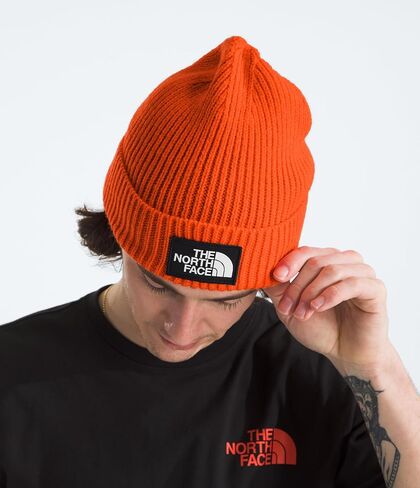 The North Face Women's TNF Logo Box Cuffed Beanie in Saudi Arabia