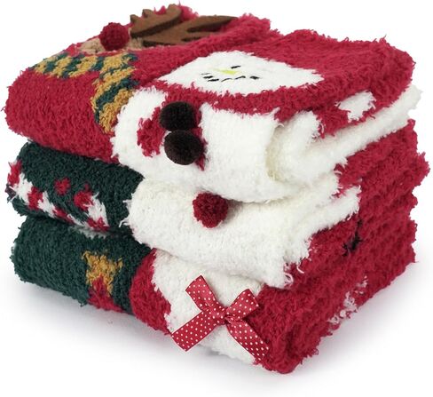 BenSorts Womens Fuzzy Socks Thick Warm House Slipper Socks Stocking Stuffers Gifts in Saudi Arabia
