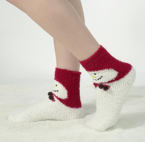 BenSorts Womens Fuzzy Socks Thick Warm House Slipper Socks Stocking Stuffers Gifts in Saudi Arabia