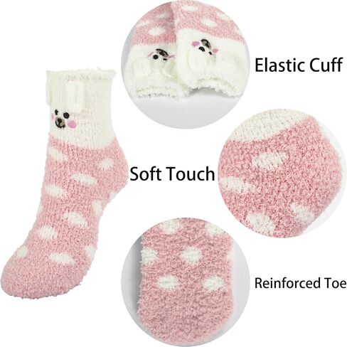 BenSorts Womens Fuzzy Socks Thick Warm House Slipper Socks Stocking Stuffers Gifts in Saudi Arabia