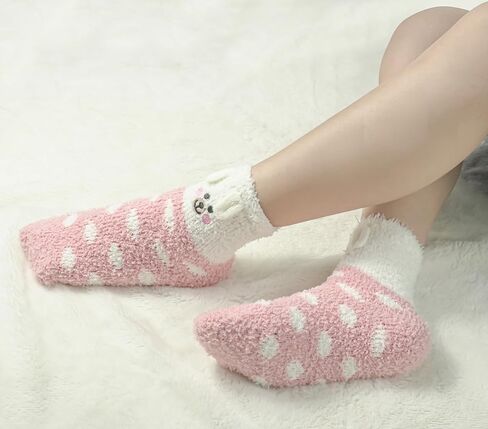 BenSorts Womens Fuzzy Socks Thick Warm House Slipper Socks Stocking Stuffers Gifts in Saudi Arabia
