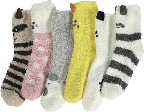 BenSorts Womens Fuzzy Socks Thick Warm House Slipper Socks Stocking Stuffers Gifts in Saudi Arabia