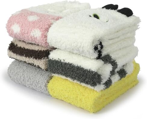BenSorts Womens Fuzzy Socks Thick Warm House Slipper Socks Stocking Stuffers Gifts in Saudi Arabia