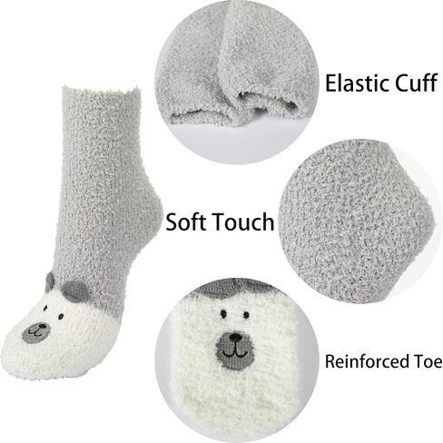 BenSorts Womens Fuzzy Socks Thick Warm House Slipper Socks Stocking Stuffers Gifts in Saudi Arabia