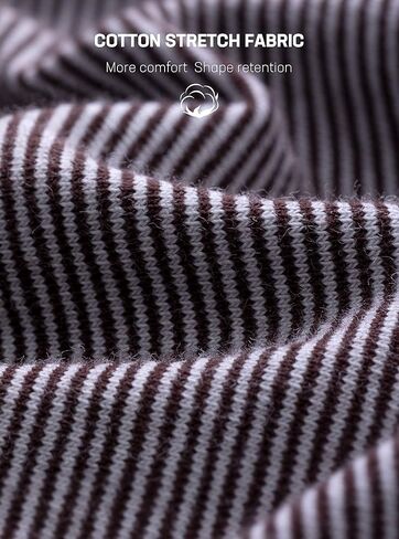 ملابس داخلية رجالية منفصلة من القطن بنمط مخطط أنيق ومقاس كلاسيكي، عبوة من 3 قطع in Kuwait