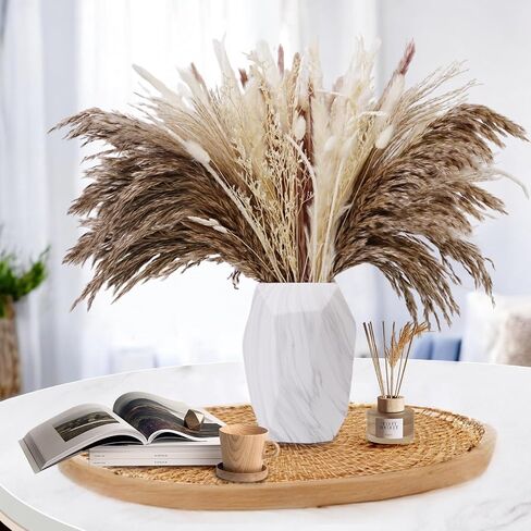 Natural Pampas Grass,Freely Matched Pampas Grass Decor,Boho Home Decor (96pcs),Can be Used for Home Decoration,Wedding,Small Party in Saudi Arabia