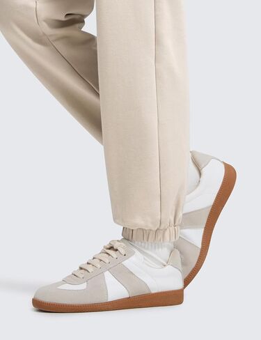 CRZ اليوغا الصوف Sweatpants النساء القطن ركض عالية الخصر صالة السفر عادية مرونة أسفل السراويل مع جيوب in Saudi Arabia